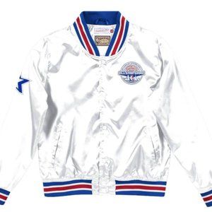 Mitchell & Ness - Women's Lightweight Satin Jacket All-Star